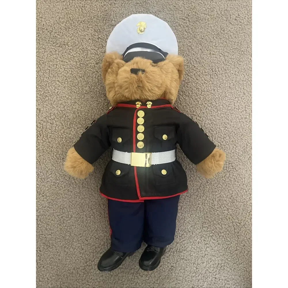 Genuine U.S. MARINE CORPS ENLISTED DRESS BLUE UNIFORM PLUSH BEAR 21